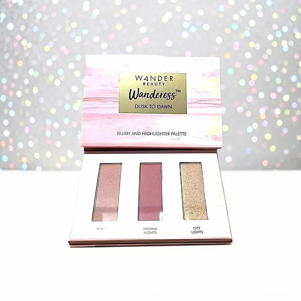 Wander Beauty Wanderess Dusk to Dawn Blush and Highlighter Palette NIB